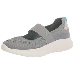 Easy Spirit Women's PAISLEY2 Mary Jane Flat, Grey 050, 9 Wide